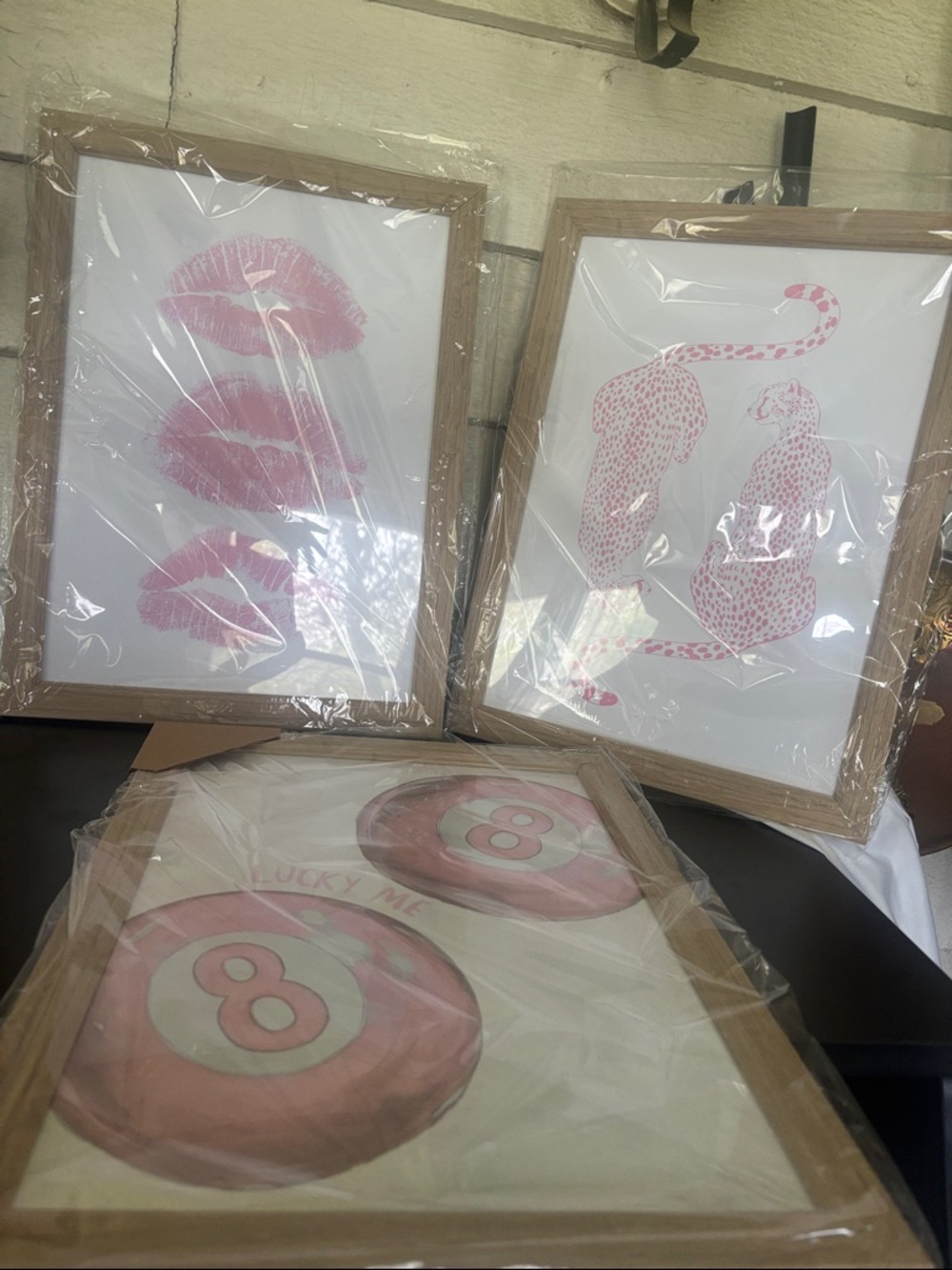 Pink Wall Art Set